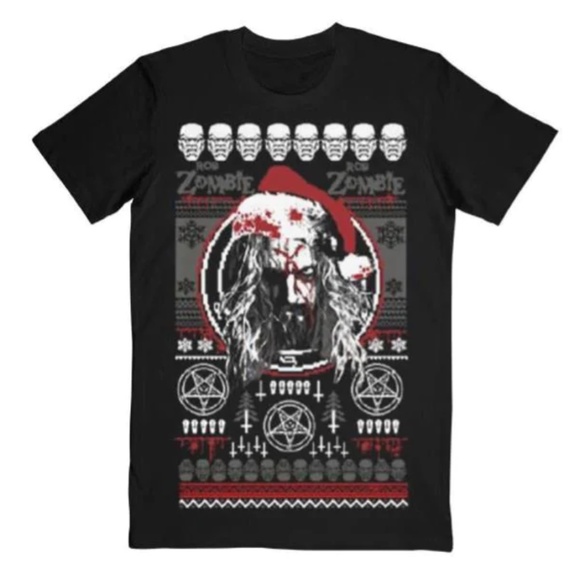 Gildan Other - ROB ZOMBIE Ugly Christmas Men's Metal Holiday T-Shirt XXL NWOT